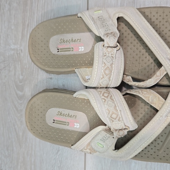 Skechers Women Reggae Loop Toe Sandals shoes sz 9.5 - Picture 5 of 12